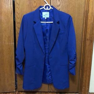 Royal blue blazer